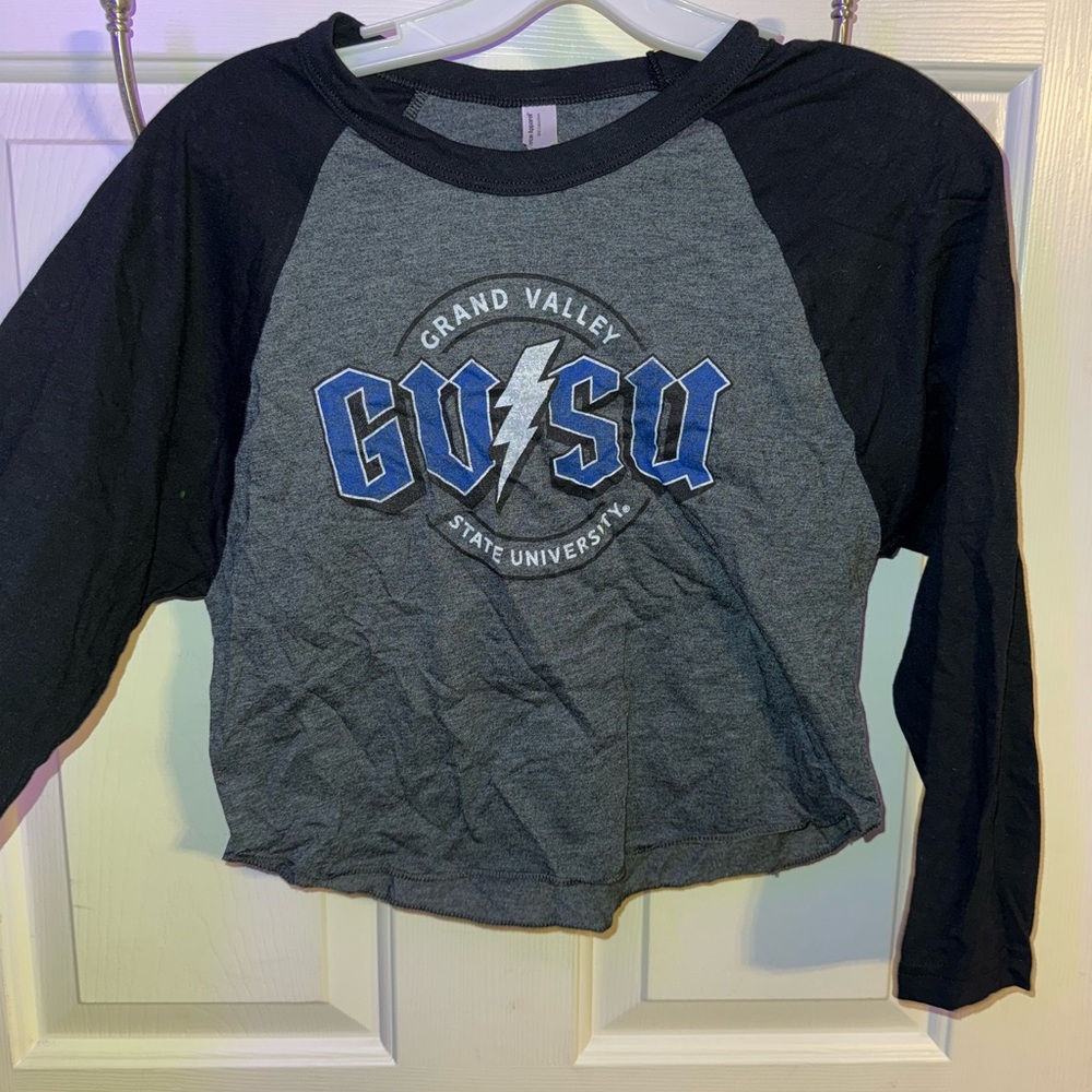 GVSU Raglan Shirt - Black and Gray